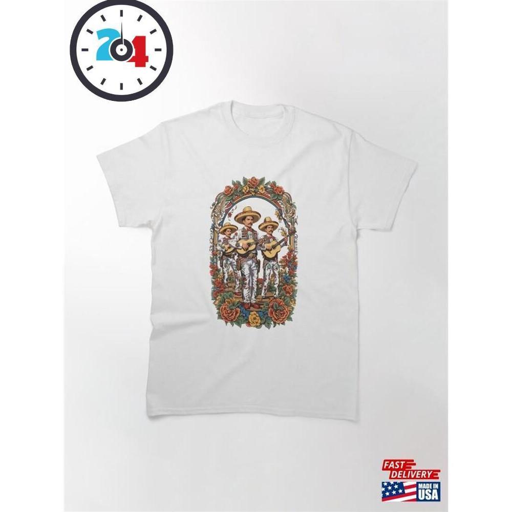 Spanish Mariachi Band Iconic Guitar Classic T-Shirt Unisex
